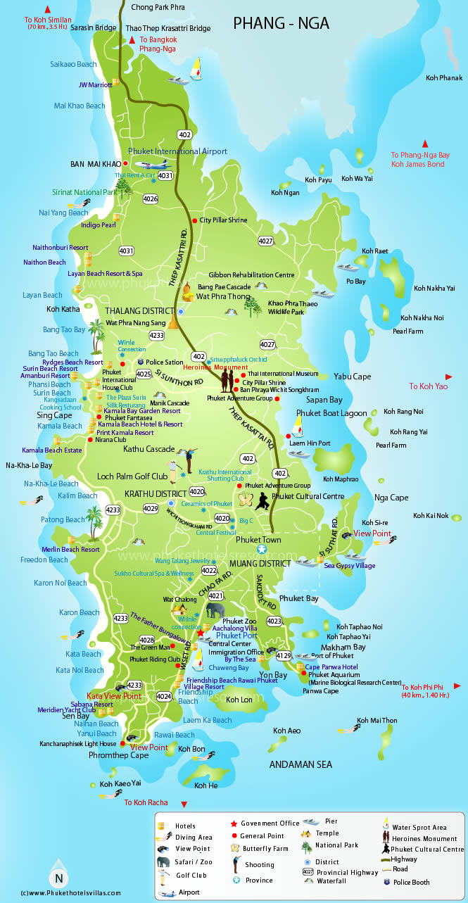 Mappa Phuket
