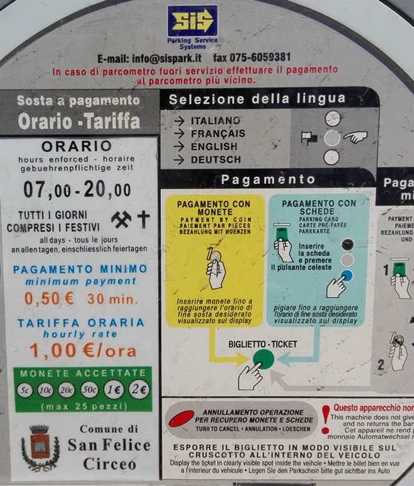 San Felice al Circeo - Journeydraft - TariffaParcheggioSanFelice