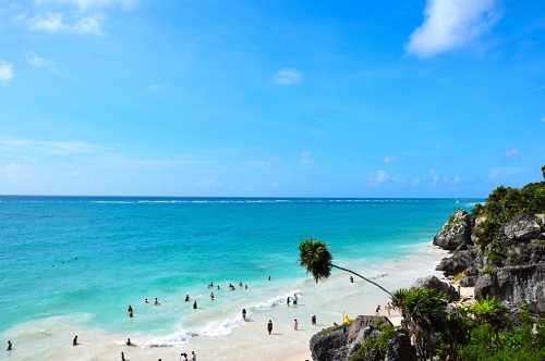 Messico spiagge caraibiche e siti Maya - Journeydraft - Tulum_ruin_beach